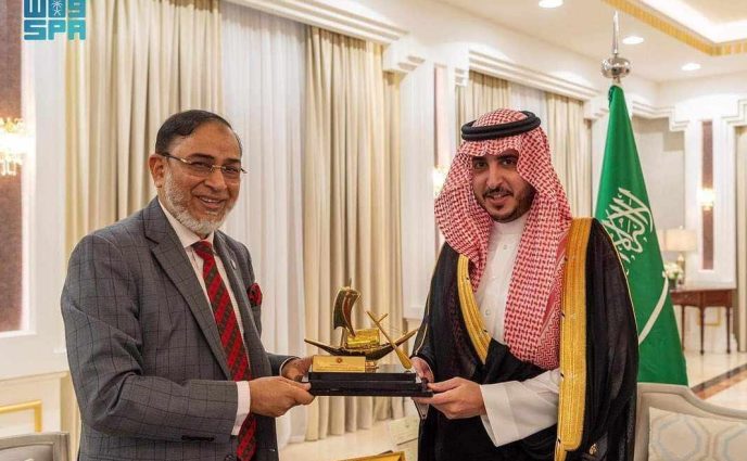 সৌদি আরবের আল জউফের গভর্নরের সাথে রাষ্ট্রদূতের বৈঠক