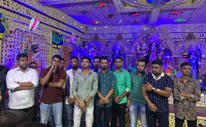 অয়ন ওসমান এর নির্দেশনায় শহরে বিভিন্ন পূজা মন্ডপ পরিদর্শন করেন মহানগর ছাত্রলীগ