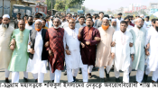 ঢাকা-চট্রগ্রাম মহাসড়কে শফিকুল ইসলামের নেতৃত্বে অবরোধবিরোধী শান্তি মিছিল