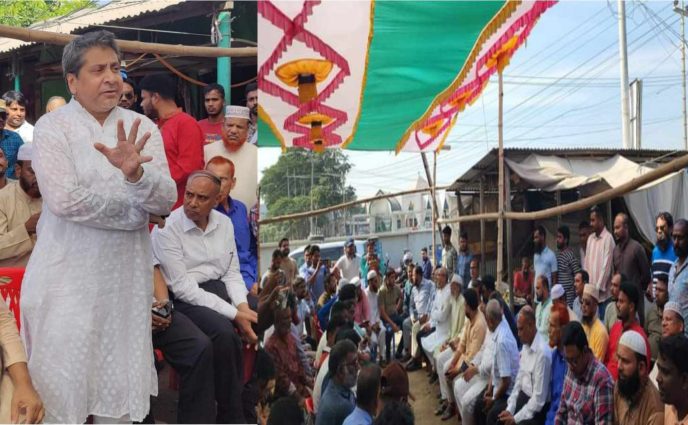 আন্দোলনের নামে সন্ত্রাসের হাত থেকে জনগণের জান-মাল রক্ষায় রাজপথে সোনারগাঁও আওয়ামীলীগ