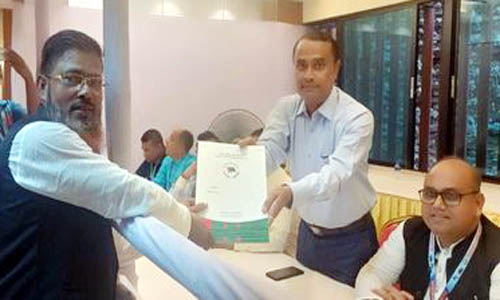 নারায়ণগঞ্জ-৩ আসনের মনোনয়ন ফরম সংগ্রহ করলেন জসিমউদ্দিন আহম্মেদ চৌধুরী