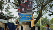আড়াইহাজারে ভ্রাম্যমান আদালতের ব্যানার,ফেস্টুন অপসারণ