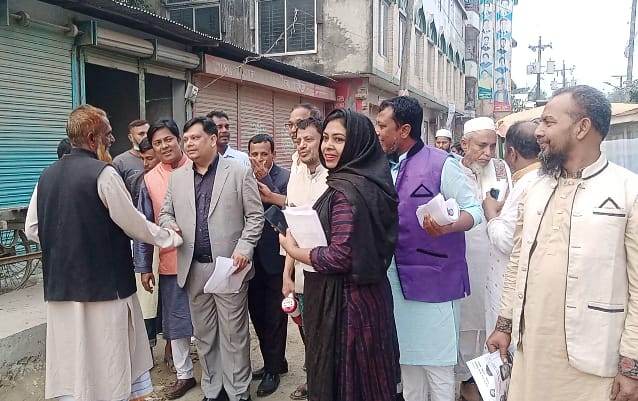 রূপগঞ্জে জাতীয় পার্টির সাইফুল ইসলামের   নাঙ্গল প্রতীকে নির্বাচনী প্রচারণা