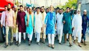 নাসিক ৪নং ওয়ার্ড কাউন্সিলর হাজী নুর  উদ্দিনের নেতৃত্বে বিশাল শান্তি মিছিল