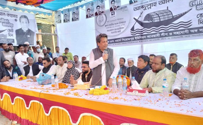 সোনারগাঁয়ে নৌকার সমর্থিত লোকজনের প্রচারণা এখন সরগরম,মাঠ জুড়ে শুধু নৌকা