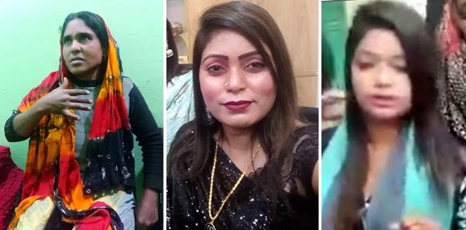 সিদ্ধিরগঞ্জে মক্ষী রানী রুনা আজাদের হামলায় আহত অসহায় নারী