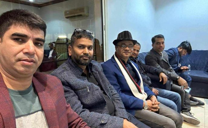 রিয়াদে হাসান-উল- হামিদ খান  সংবর্ধিত