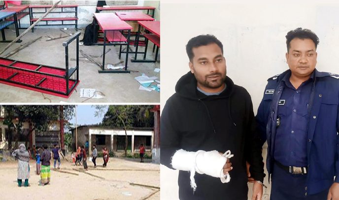 নারায়ণগঞ্জ জেলার আড়াইহাজারে ভোটকেন্দ্রে সংঘর্ষে গ্রেপ্তার জয় রিমান্ড শেষে কারাগারে