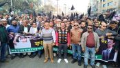 গিয়াস উদ্দিনের নেতৃত্বে কালো পতাকা মিছিলে জেলা বিএনপি
