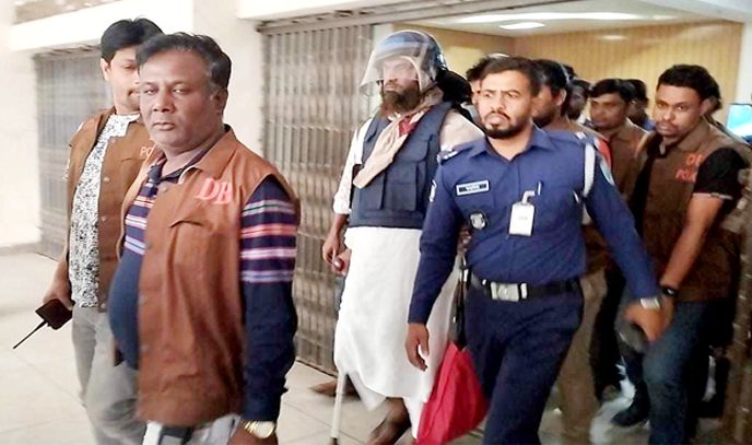 ৫ মাস পর নারায়ণগঞ্জ আদালতে মামুনুল হক, মামলার আয়ুকে জেরা