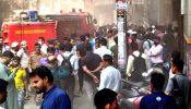 টানবাজারে হাজী সাত্তার টাওয়ারে অগ্নিকান্ড