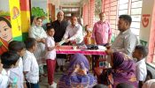 বঙ্গবন্ধুর ১০৪ তম জন্মদিন উপলক্ষে গজারিয়ার ইমামপুর সরকারি প্রাথমিক বিদ্যালয়ে মা-সমাবেশ।