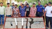 সিদ্ধিরগঞ্জে পুলিশের অভিযানে দেশীয় অস্ত্রসহ ডাকাত চক্রের ৫সদস্য গ্রেপ্তার, আদালতে প্রেরণ