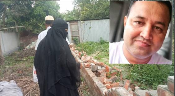 সোনারগাঁয়ে চাঁদার দাবিতে বৃদ্ধের জমি দখল