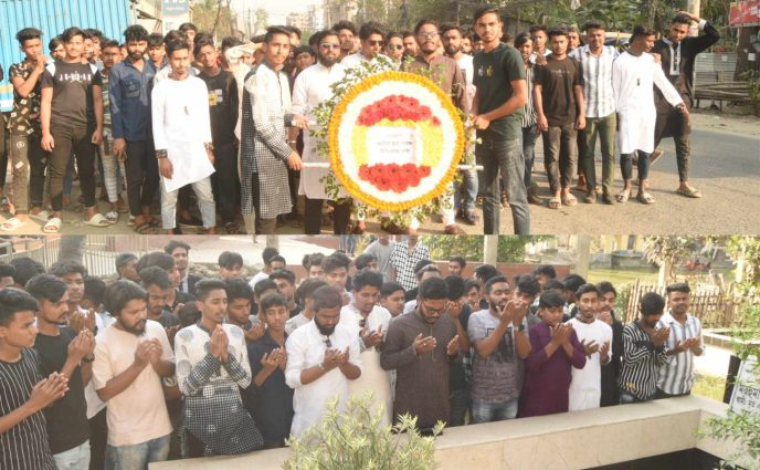 নাসিম ওসমানের কবর জিয়ারতের মাধ্যমে সিদ্ধিরগঞ্জ থানা ছাত্র সমাজ কমিটির প্রাথমিক কার্যক্রম শুরু
