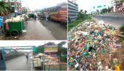 সিদ্ধিরগঞ্জের মহাসড়ক যেন ময়লার ভাগাড়, সাড়িবদ্ধ  বর্জের গাড়ি : দূষিত পরিবেশে বাড়ছে স্বাস্থ্যঝুঁকি