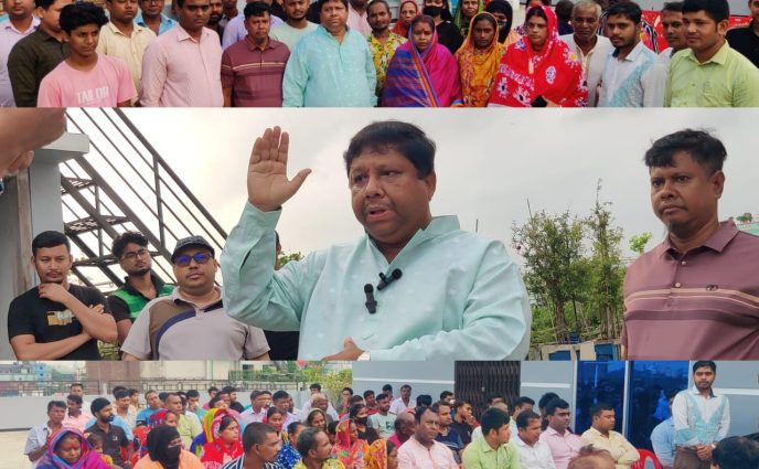 সোনারগাঁয়ে হিন্দু ধর্মালম্বী সাথে মতবিনিময় সভা করলেন শাহ আলম মুকুল