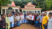 রূপগঞ্জে মন্দির পরিদর্শন ও হিন্দু সম্প্রদায়ের সাথে বিএনপি নেতাদের মতবিনিময়