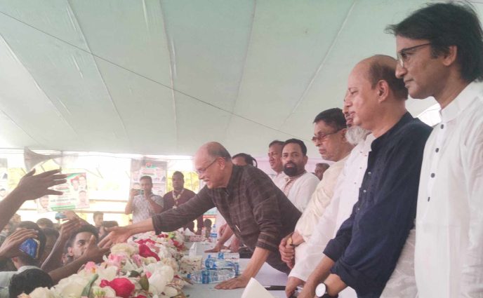 রূপগঞ্জে মাদক, সন্ত্রাস, চাঁদাবাজি ও লুটতরাজ নির্মূলে বিএনপির শান্তি সমাবেশ 