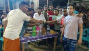 আজাদের নির্দেশে কালাপাহাড়িয়ায় বিএনপির পূজামণ্ডপ পরিদর্শন