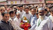 ড. মাহবুবর রহমান মোল্লা কলেজ ও  সামসুল হক খান স্কুল অ্যান্ড কলেজ পরিদর্শন করেন সারজিস আলম