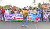 তারেক রহমানের বিরুদ্ধে দায়ের করা সকল মামলা প্রত্যাহারে দাবিতে রূপগঞ্জে ছাত্রদলের বিক্ষোভ মিছিল