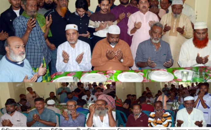 জালকুড়িতে ব্যবসায়ী জাকির হোসেনের পিতার রুহের মাগফেরাত কামনায় মিলাদ ও দোয়া