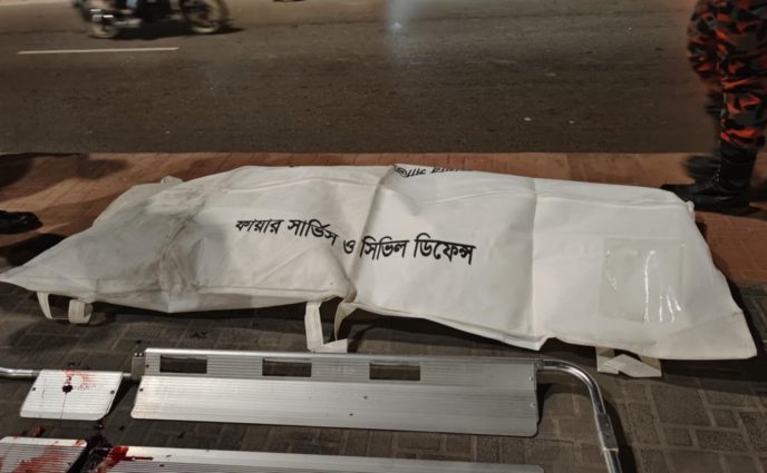 পূর্বাচলে মোটরসাইকেল নিয়ন্ত্রন হারিয়ে মোটরসাইকেল আরোহী নিহত