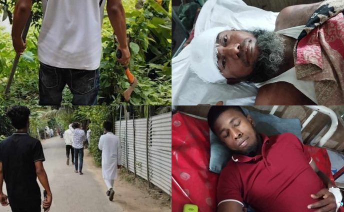 আড়াইহাজারে জায়গা নিয়ে বিরোধের জেরে হামলায় আহত ৬