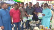 সিদ্ধিরগঞ্জে চাঁদাবাজ প্রতিরোধে সাবেক সংসদ সদস্য গিয়াস উদ্দিনের পক্ষে লিফলেট বিতরন