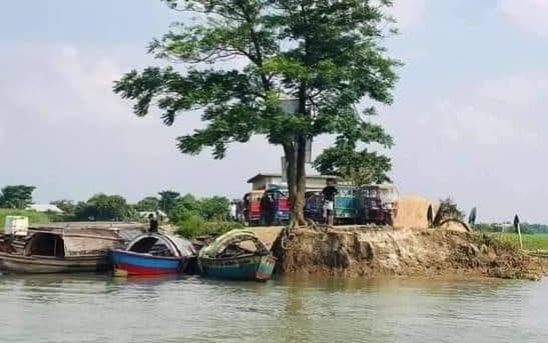কৃষিকাজ আর মৎস্য আহরণ মেঘনার চরের জীবন ব্যবস্থা