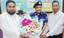 লক্ষ্মীপুরের কৃতি সন্তান ইকবাল হোসেন অতিরিক্ত আইজিপি পদে পদোন্নতি পাওয়ায় যুবদল নেতা কামাল ও নোয়াখালী ফোরামের সৌজন্য সাক্ষাৎ
